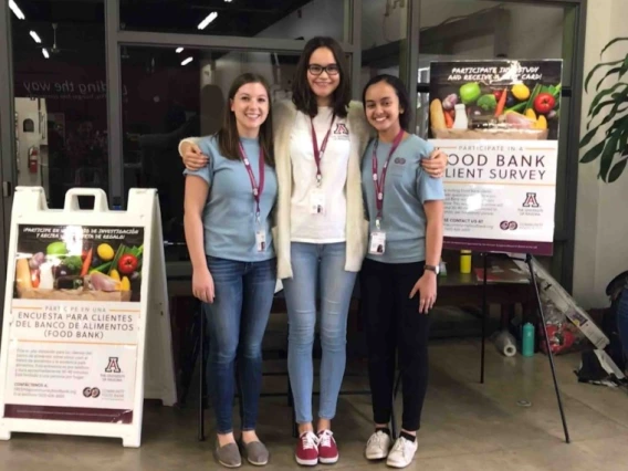 SNSW graduate students at the Community Food Bank of Southern Arizona